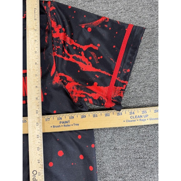 Sullivan King Jersey Mens Large Black Splatter Angel DJ Thank You for Raging - Picture 9 of 13